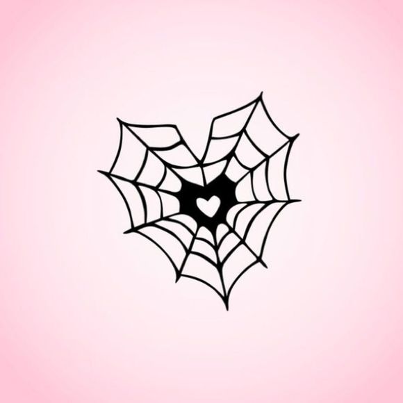 Heart Of Web Vinyl Decal 4” - Picture 4 of 5